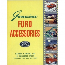 Book - Accessory Manual - 1949 Ford Car  