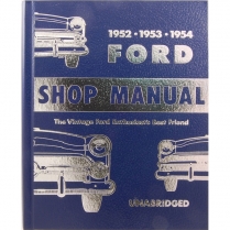 Book - Shop Manual - 1952-54 Ford Car  