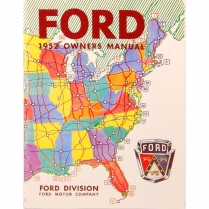 Book - Owners Manual - 1952 Ford Car  