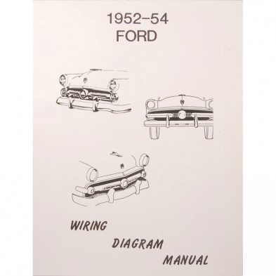 Book - Wiring Diagram Manual - 1952-54 Ford Cars | Dennis Carpenter