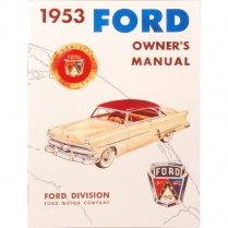 Book - Owners Manual - 1953 Ford Car  
