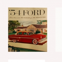 Sales Brochure - 1954 Ford Car