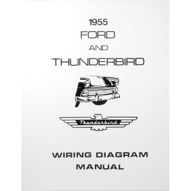 Book - Wiring Diagram Manual For 1955 Ford Cars 