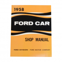 Shop Manual - 1958 Ford Car