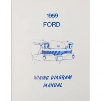 Book - Wiring Diagram Manual - 1959 Ford Car  