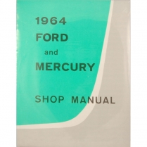 Book - Shop Manual - Galaxie & Mercury - 1964 Ford Car  