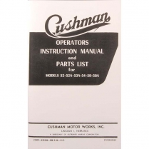 Instruciton Manual & Parts Book - 50 Series - 1946-48 Cushman Scooter 