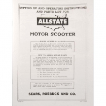 Owners Manual - 1951-57 Allstate - 1950-57 Cushman Scooter 