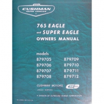 Owners Manual - Silver Eagle - 1962-65 Cushman Scooter 