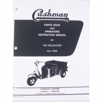 Parts Book & Owners Manual - 1954-59 Trucksters - 1952-59 Cushman Scooter 