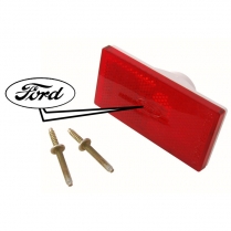 Rear Side Marker Lamp Housing - Red - 1970 Ford Car  