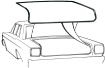 Trunk Lid Seal - 1965-79 Ford, 1965-79 Mercury Cars