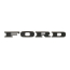 Hood or Tailgate F-O-R-D Letters - Satin Black - 1970-72 Ford Truck, 1971 Ford Ranchero, 1971-74 Ford Econoline