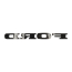 Hood or Tailgate F-O-R-D Letters - Satin Black - 1970-72 Ford Truck, 1971 Ford Ranchero, 1971-74 Ford Econoline