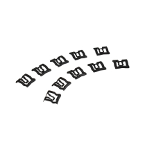 Windshield and Back Glass Molding Clips - Set of 10 - 1965-86 Ford Car