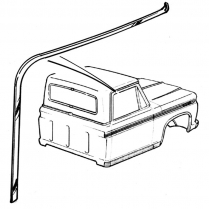 Roof Drip Rail Molding - 1973-79 Ford Truck, 1978-79 Ford Bronco