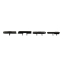 Grille F-O-R-D Letters - Satin Black - 1973-77 Ford Truck