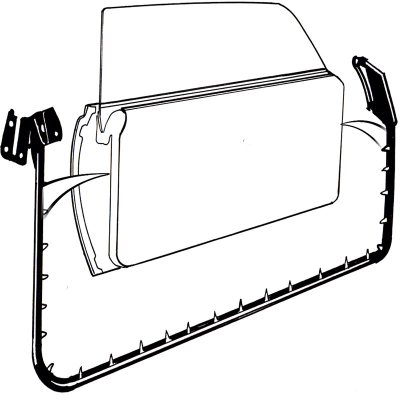 Door Seal Set - Hardtop - 1972-76 Ford Thunderbird & Lincoln