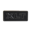 Cowl Side Emblem - Satin Black - "XLT" - 1977-79 Ford Truck, 1978-79 Ford Bronco