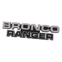 Name Plate - Cowl Side - "BRONCO RANGER" - 1978-79 Ford Bronco