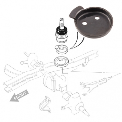 Lower Manual Shaft Joint Assembly Repair Kit 1973-79