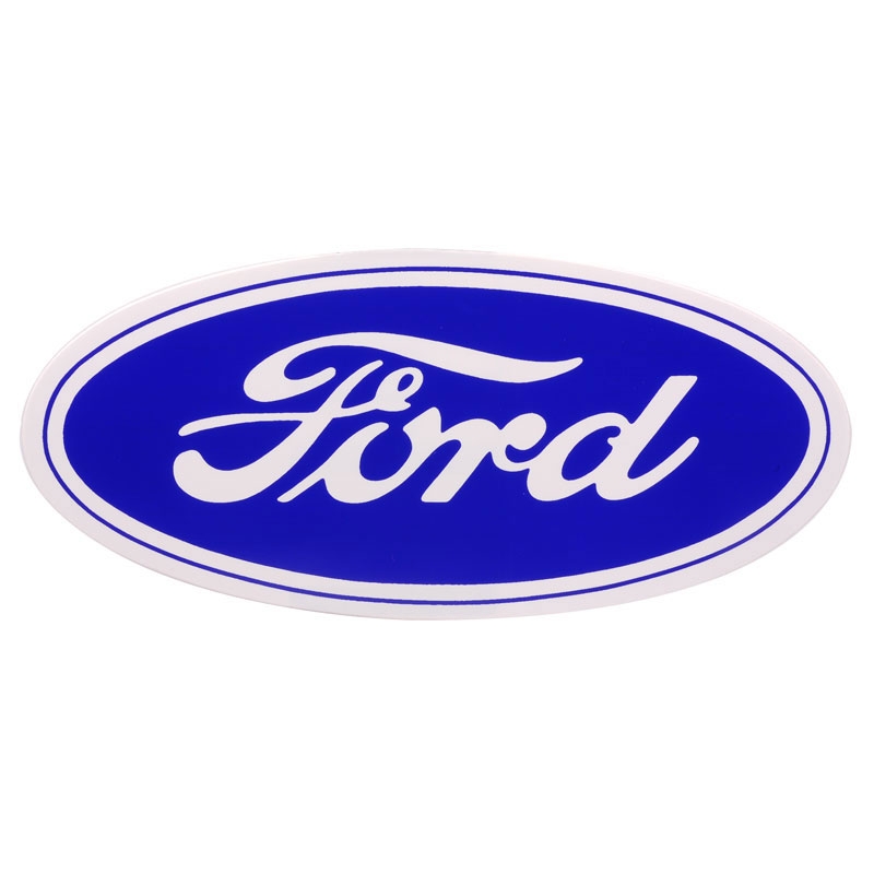 Custom Ford Oval Vinyl Decals – Outlined Trucks Cars Emblem Stickers, Multiple Colors/Finishes, 5-Year Warranty
