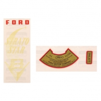 Decal - Oil Filter Set - 1952-53 Ford Truck, 1952-53 Ford Car  