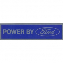 Decal - Powerd by Ford - Chrome - 1976 Ford Truck,  - Ford Bronco, 1976 Ford Car  