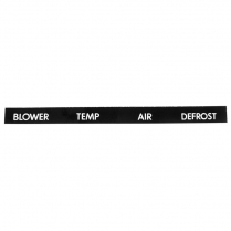 Decal - Fresh Air Heater Control Panel - 1953-56 Ford Truck    