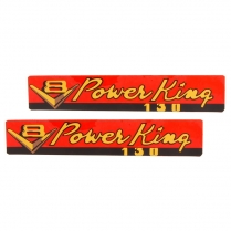 Decal - Valve Cover - Power King 130 - 1954 Ford Truck    