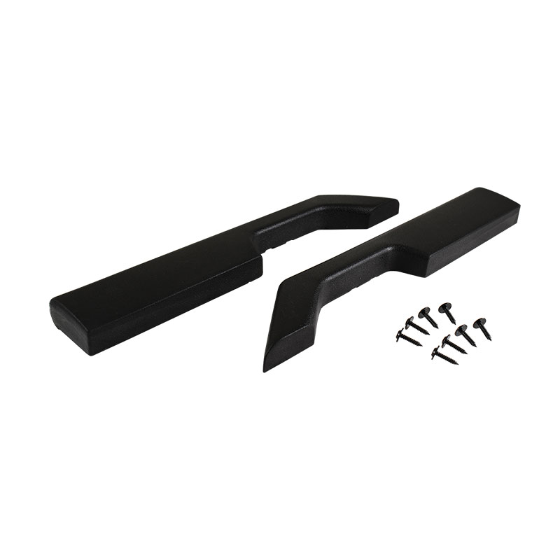 Dennis Carpenter Black Door Panels For 1980-1986 Ford F-Series Truck & Bronco - Driver & Passenger Side, OEM Style E1TZ-1023942-PR