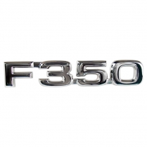 Name Plate - Front Fender - "F-350" - 1980-81 Ford Truck    