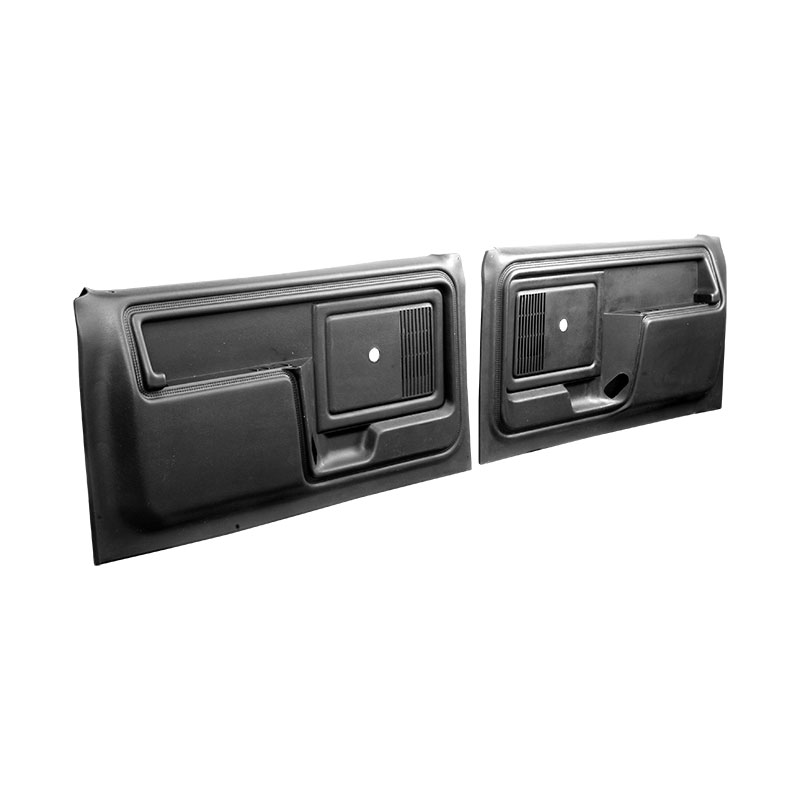 Door Panels - Black - 1980-86 Ford Trucks | Dennis Carpenter