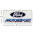 Vintage Early 80's Ford Motorsport Metal Dash Emblem - All
