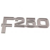 Name Plate - Front Fender - "F-250" - 1982-86 Ford Truck    