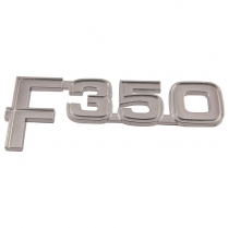 Name Plate - Front Fender - "F-350" - 1982-86 Ford Truck    