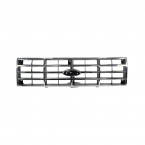 Radiator Grille - Chrome - 1982-86 Ford Truck, 1982-86 Ford Bronco