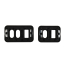 Power Window & Door Lock Switch Housings - Black - Pair - 1987-91 Ford Truck, 1987-91 Ford Bronco
