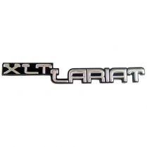 Instrument Panel Name Plate - "XLT Lariat" - 1987-91 Ford Truck