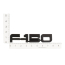 Front Fender Emblem - Black - "F-150" - 1987-91 Ford Truck