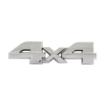 Emblem - under left headlight - "4x4" - 1987-91 Ford Truck, 1987-91 Ford Bronco