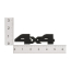 Emblem - Satin Black - under headlight - "4x4" - 1987-91 Ford Truck, 1987-91 Ford Bronco