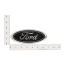 Grille or Tailgate Emblem - Black - 1982-2011 Ford Truck, 1993-95 Ford Lightning, 1982-96 Ford Bronco