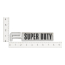 Front Fender Emblem - "F SUPER DUTY" - 1988-91 Ford Truck