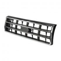 Grille - Chrome and Argent - Aftermarket - 1987-91 Ford Truck, 1987-91 Ford Bronco