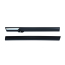 Bed Side Moldings - Rear of Bed - Black/Chrome - Pair - 1992-96 Ford Truck