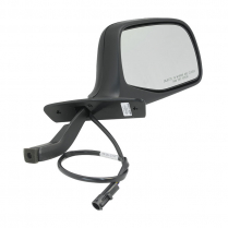 Outside Rear View Mirror Assembly - Right Hand - Electric - Black Cap - 1992-96 Ford Truck, 1992-96 Ford Bronco
