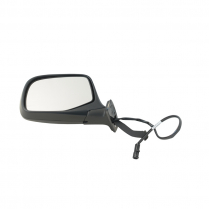 Outside Rear View Mirror Assembly - Left Hand - Electric - Black Cap - 1992-96 Ford Truck, 1992-96 Ford Bronco