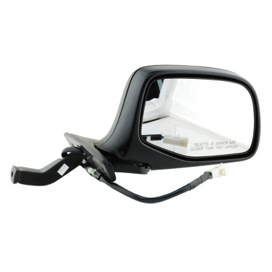 Outside Rear View Mirror Assembly - Right Hand - Electric - Chrome Cap - 1992-96 Ford Truck, 1992-96 Ford Bronco front view