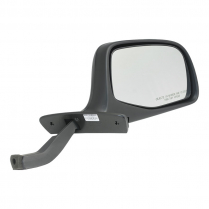 Outside Rear View Mirror Assembly - Right Hand - Manual - Chrome Cap - 1992-96 Ford Truck, 1992-96 Ford Bronco
